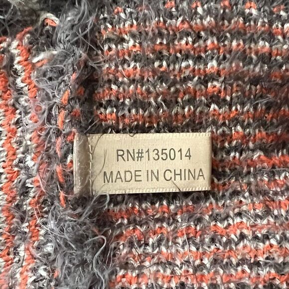 Western Tribal Aztec Fuzzy Soft Shawl Wrap poncho OS - Picture 8 of 9